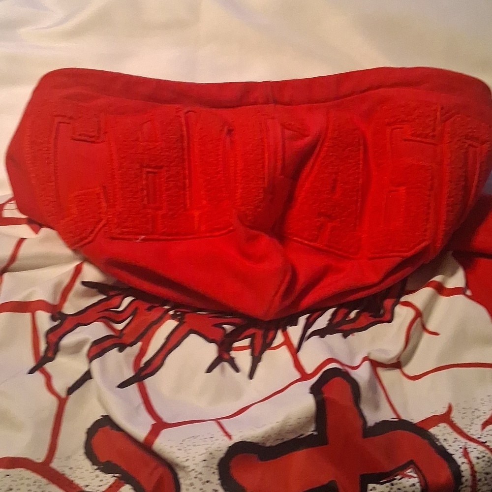 clearence from $400 Bulls Red and White hoodie - Picture 14 of 16